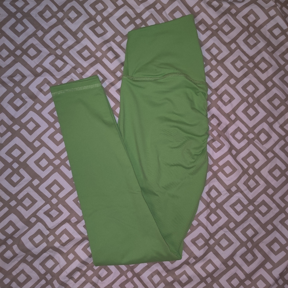Lime Scrunch Booty Leggings